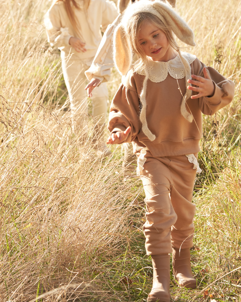 CHIARA - Survêtement à col en dentelle