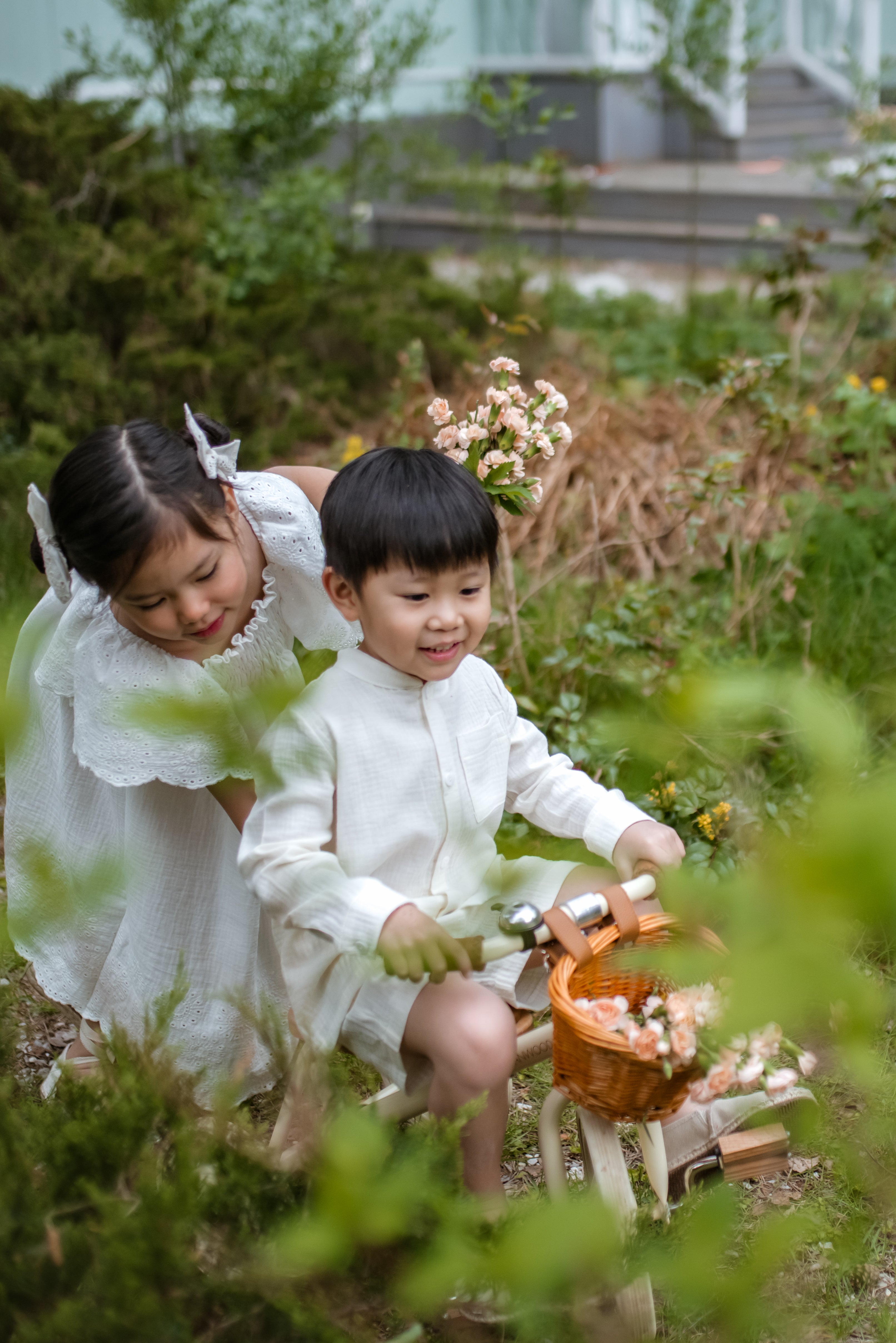 MATTIA - Set short en mousseline 100% biologique
