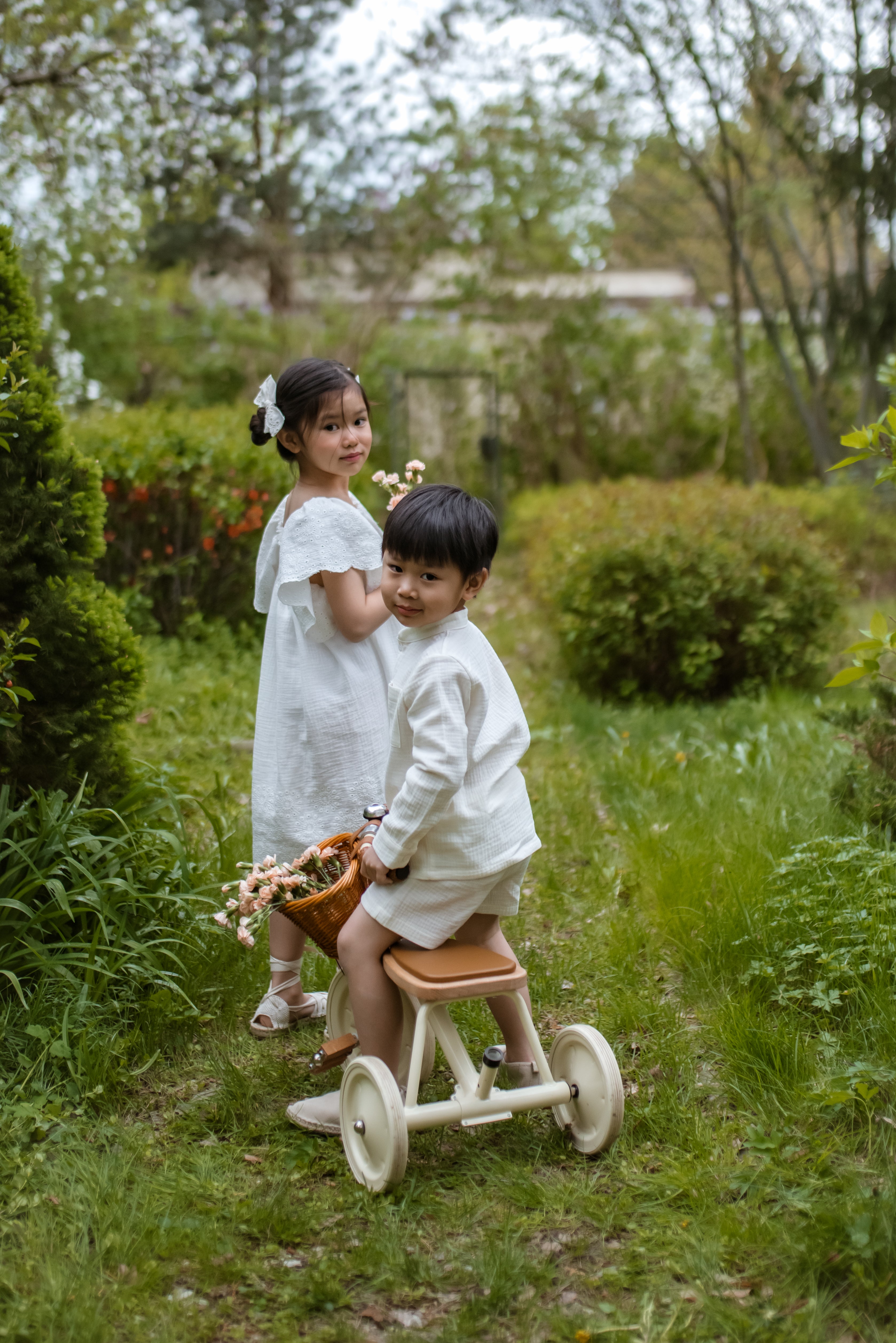 MATTIA - Set short en mousseline 100% biologique