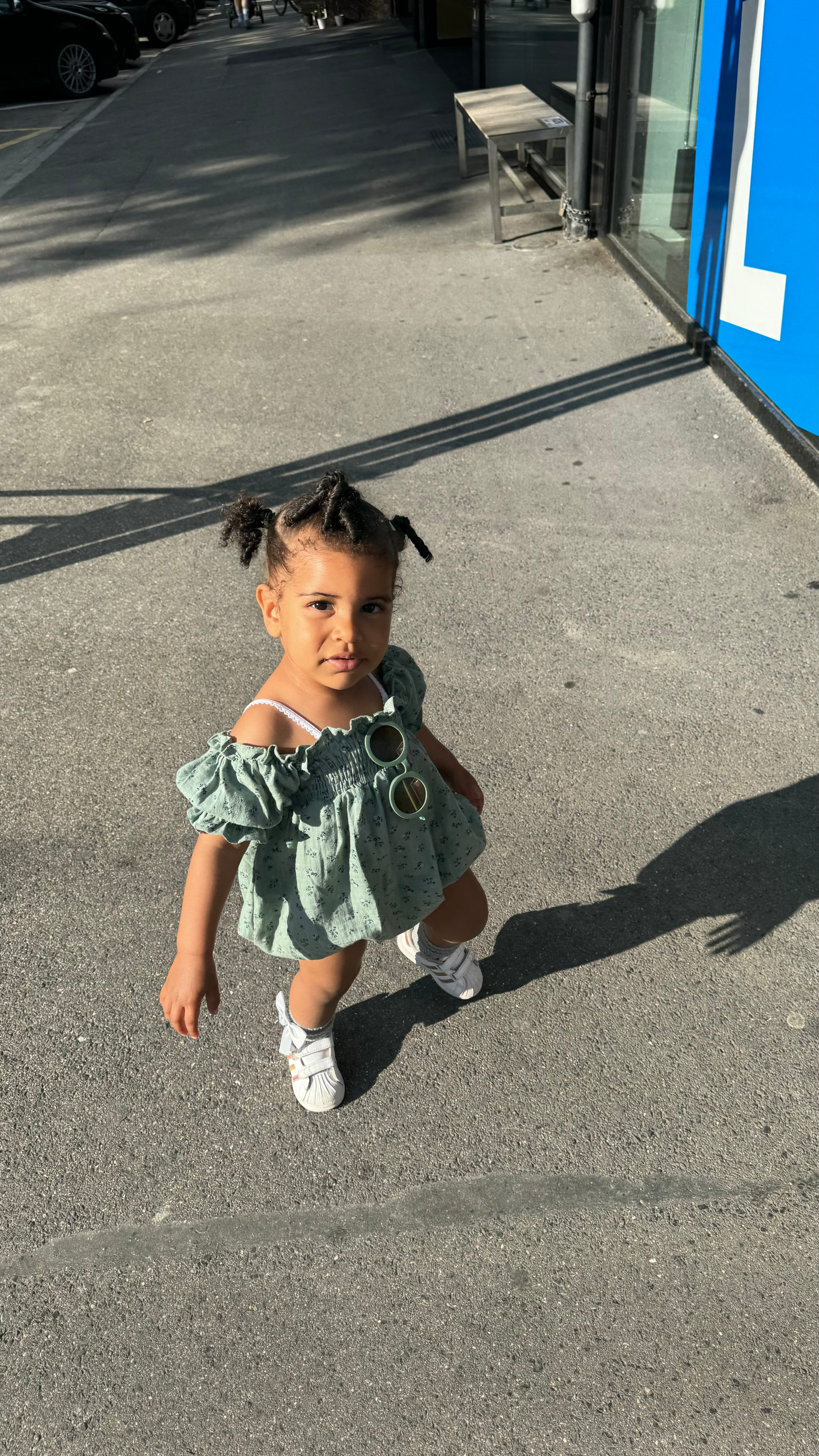 KENISHA - Barboteuse en coton double gaze & fleurs