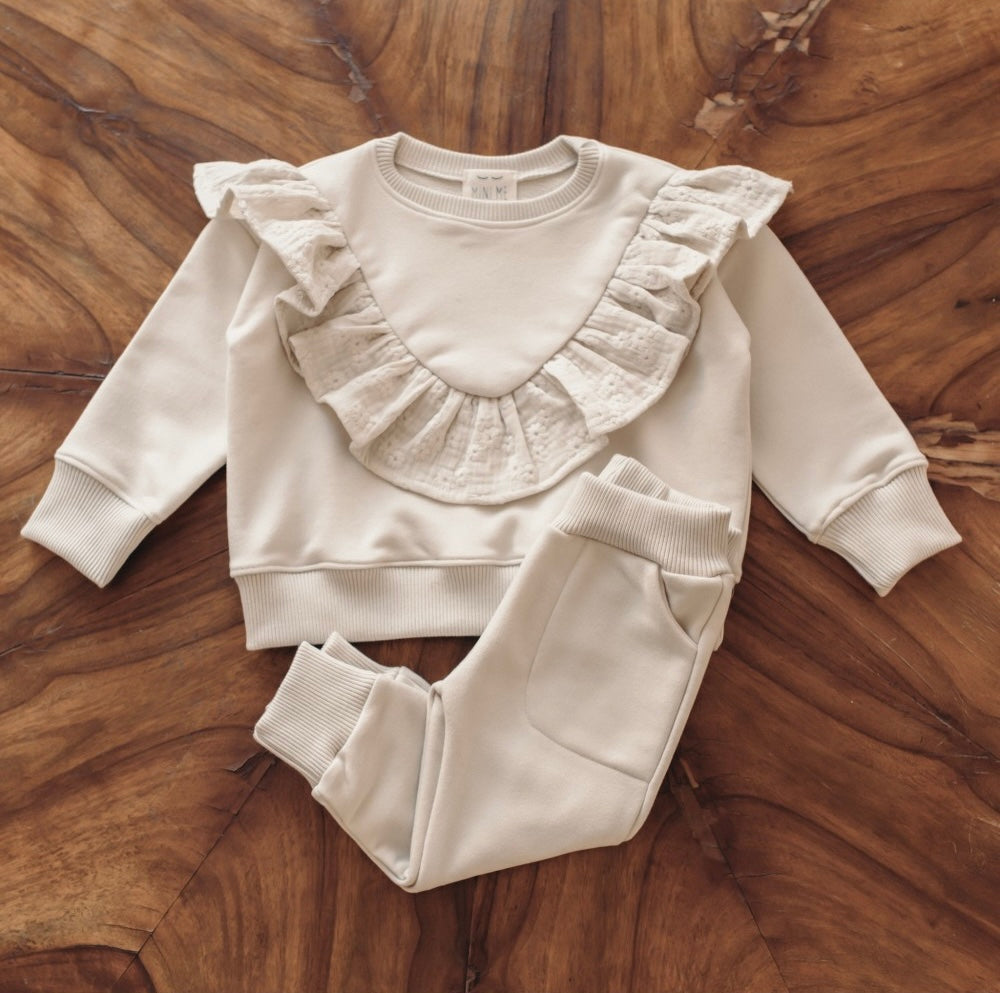 SHADEE - Survêtement avec volant décoratif & bandeau