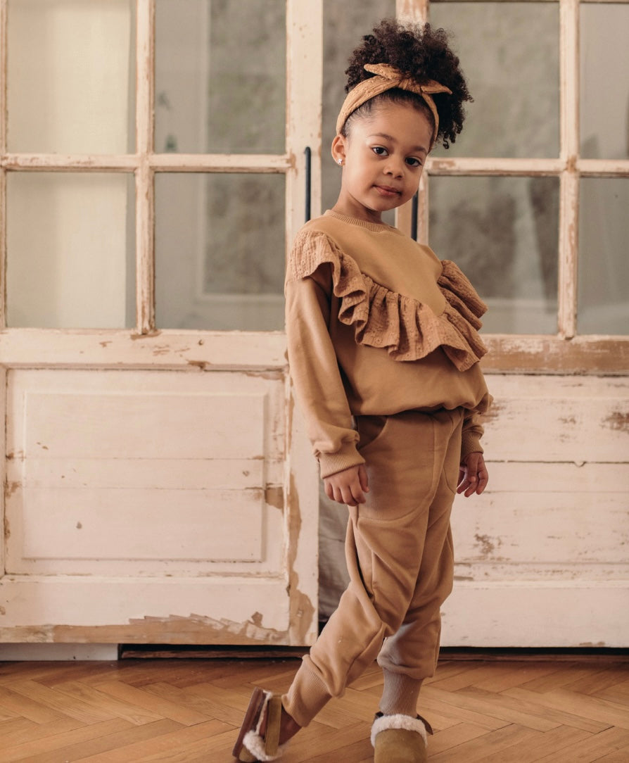 SHADEE - Survêtement avec volant décoratif & bandeau