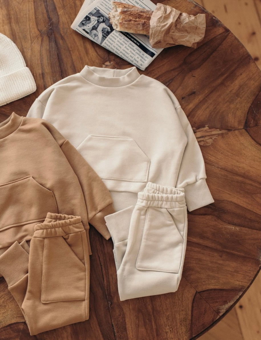 ELIKYA - Sweat overdize avec poche avant & pantalon