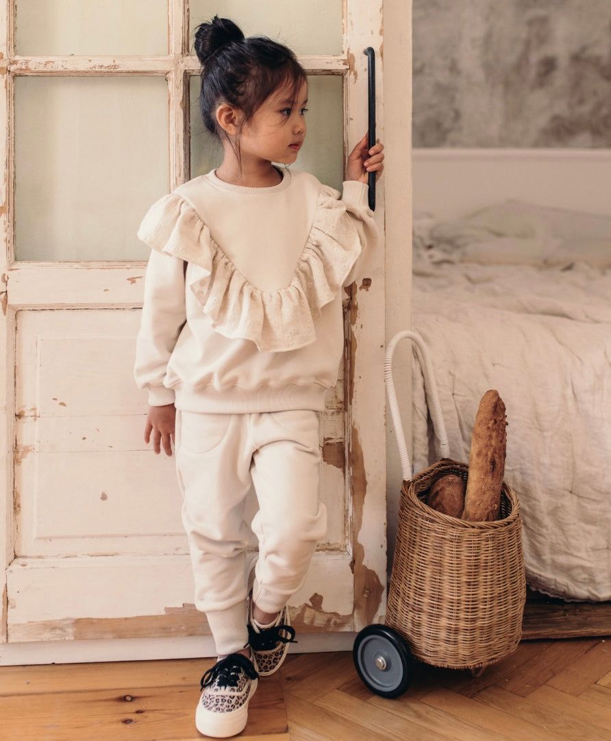 SHADEE - Survêtement avec volant décoratif & bandeau