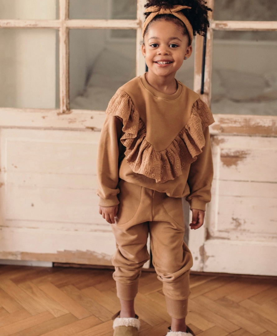 SHADEE - Survêtement avec volant décoratif & bandeau