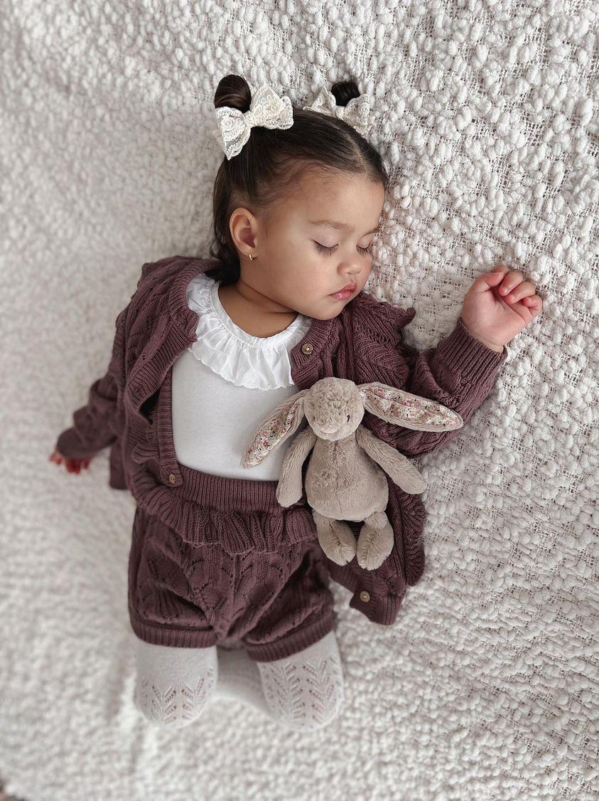 NAVEA - Cardigan & Barboteuse en tricot