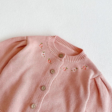 FARA - Cardigan & Barboteuse à bretelles