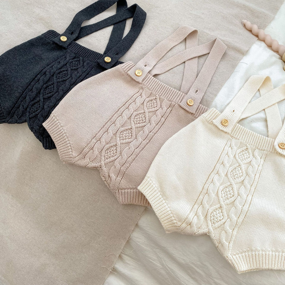 VINCE - Salopette en tricot