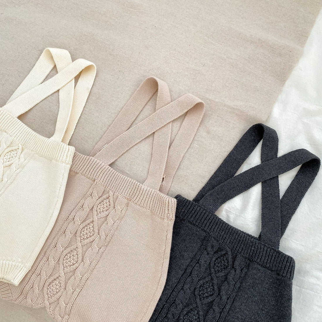 VINCE - Salopette en tricot