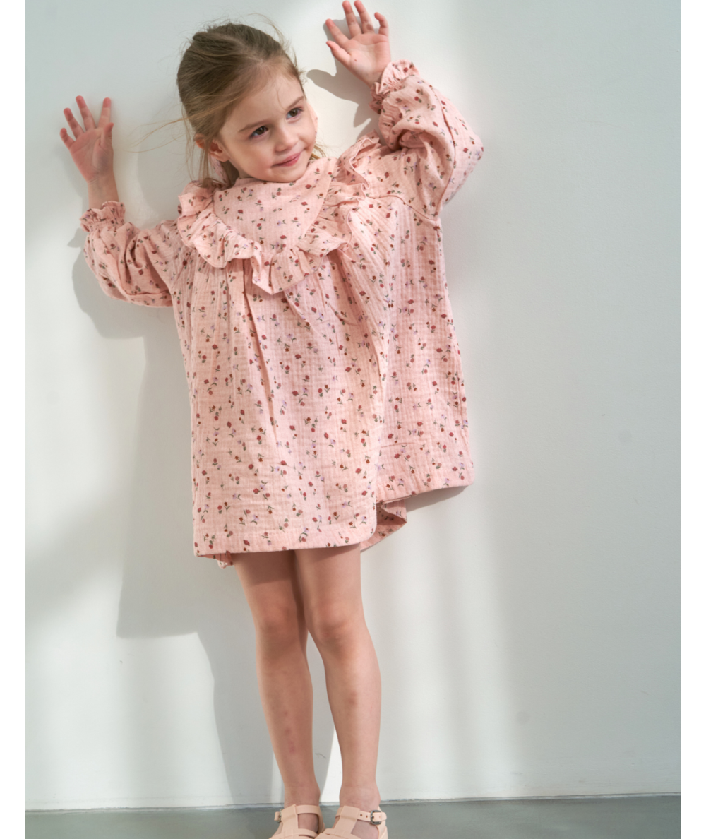 ROSY - Robe en mousseline