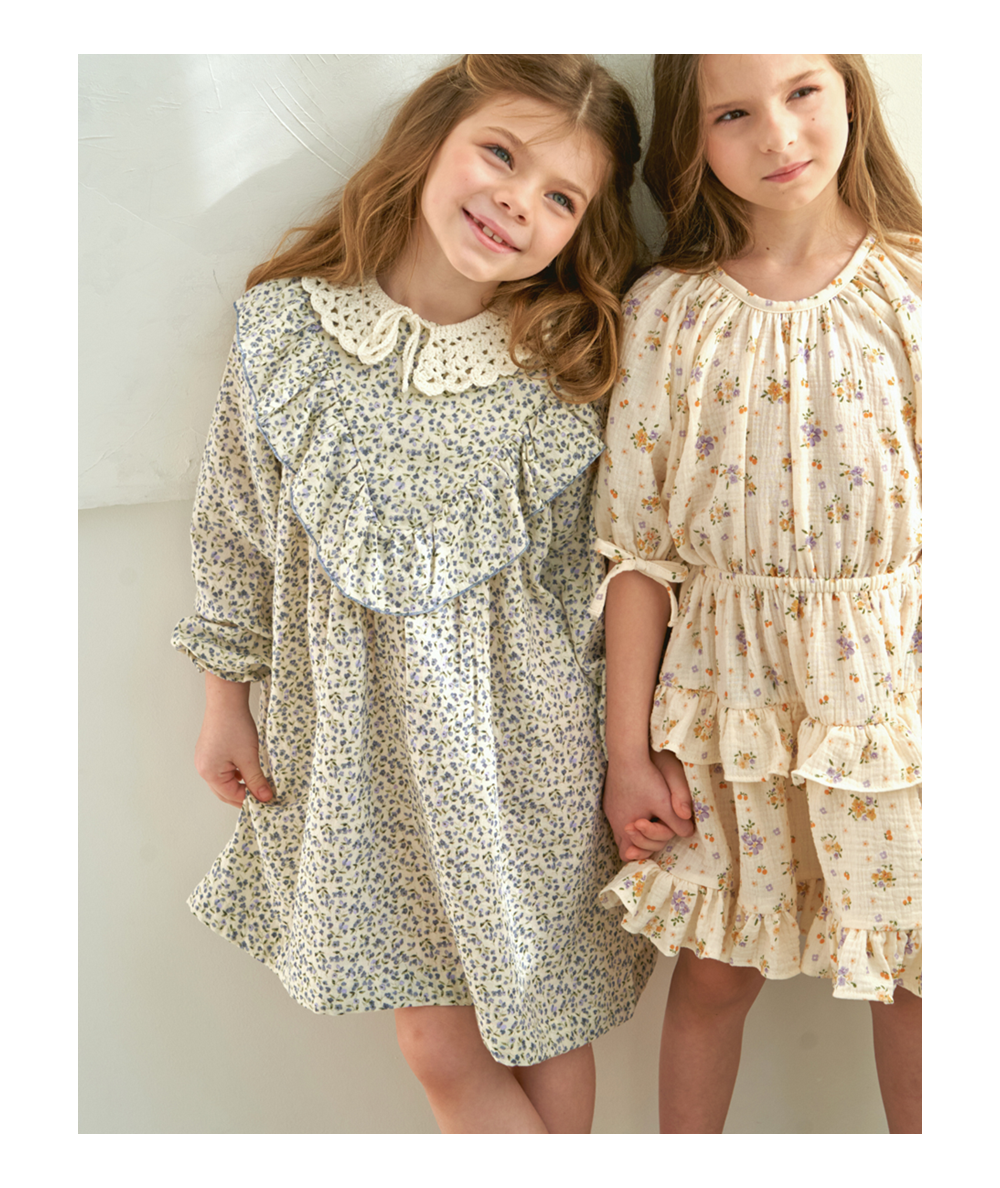 ROSY - Robe en mousseline