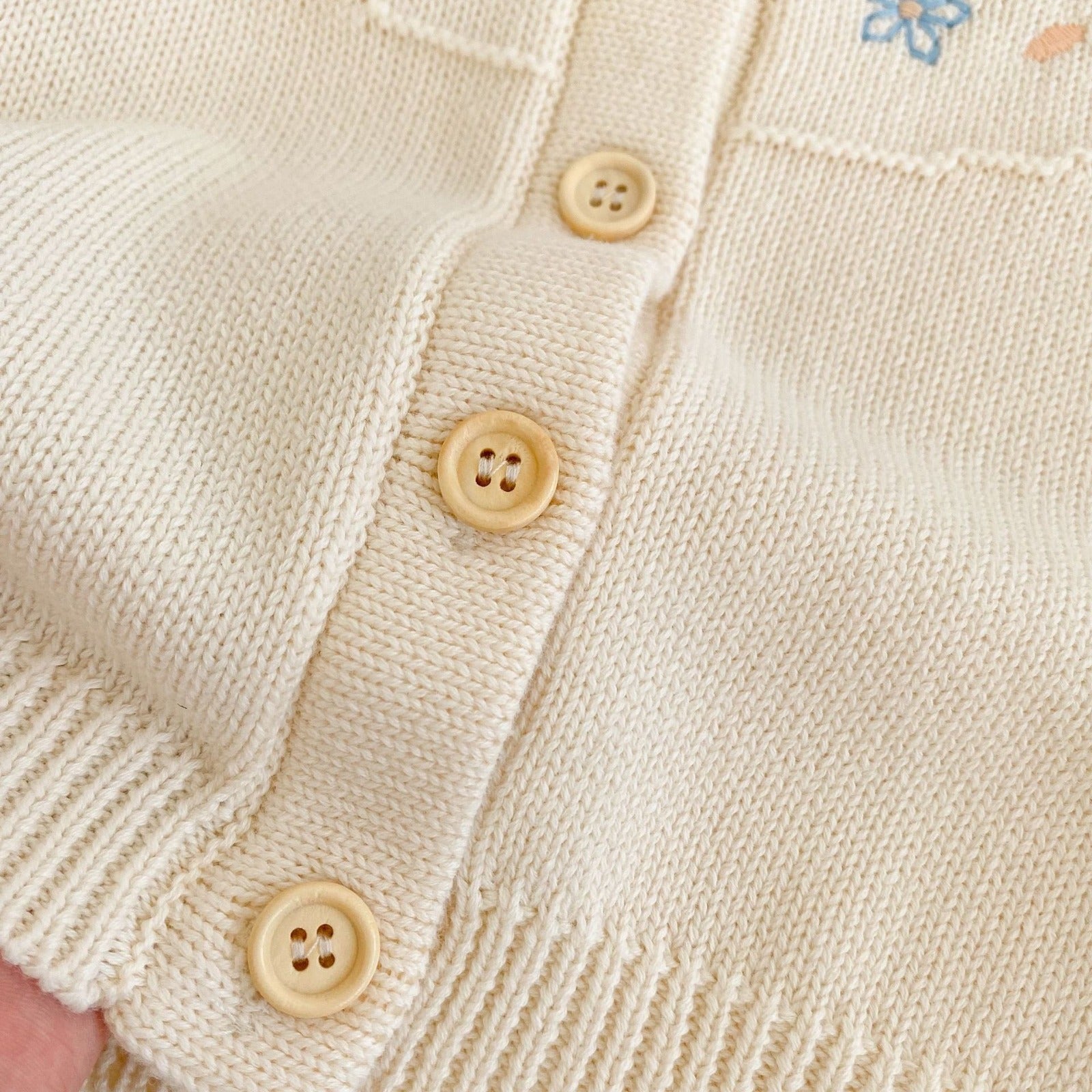 DAISY - Cardigan & Barboteuse en tricot