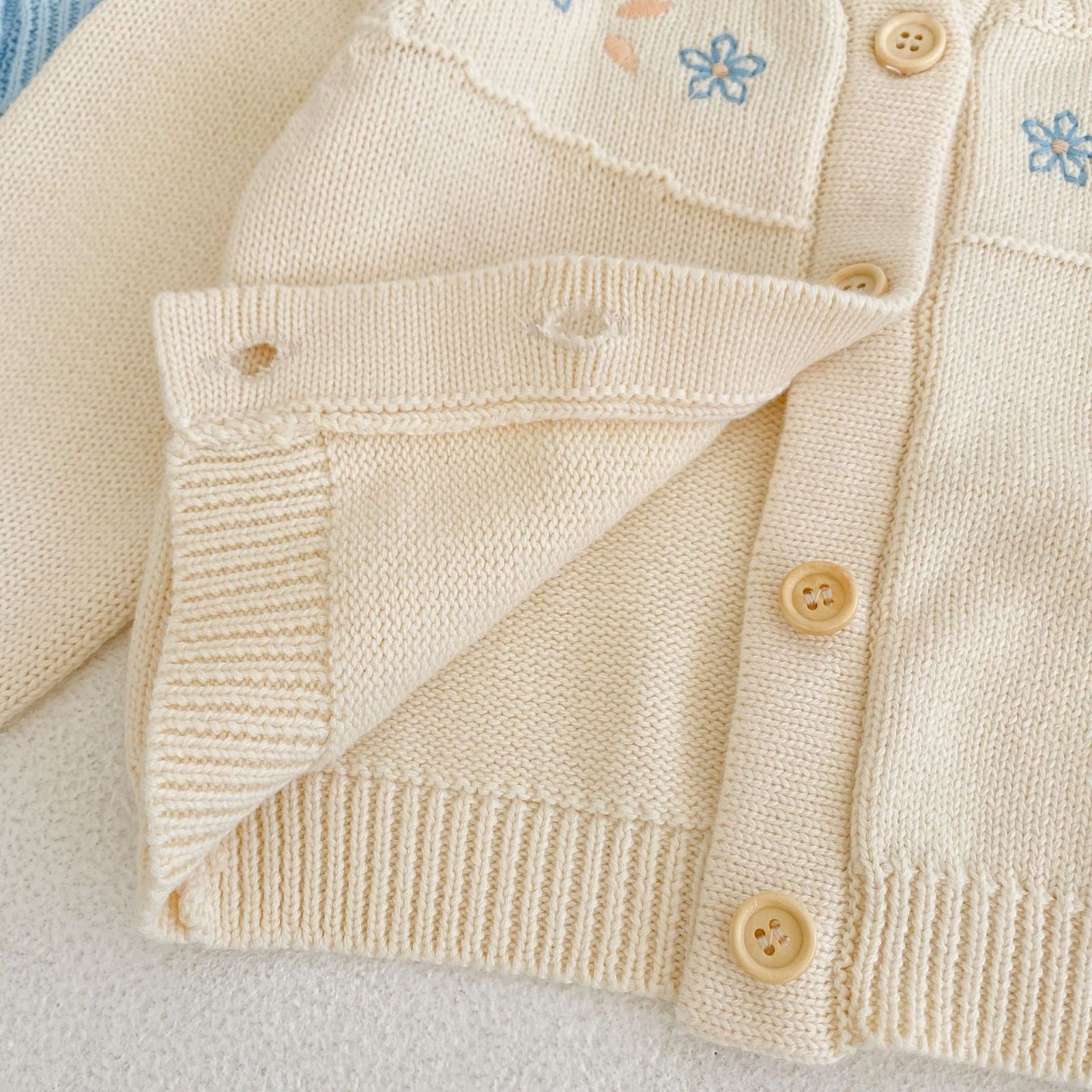 DAISY - Cardigan & Barboteuse en tricot