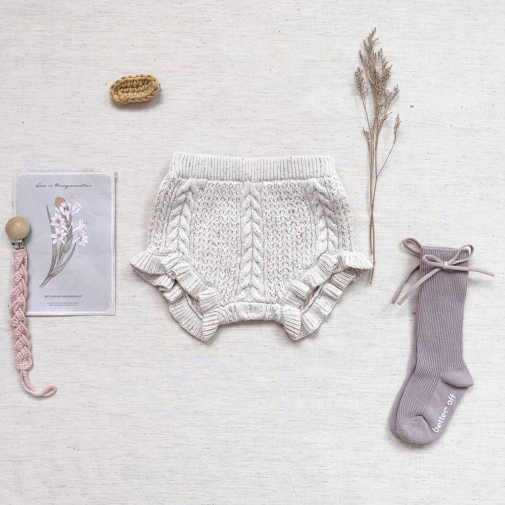 AMY - Bloomers bouffante en maille moucheté