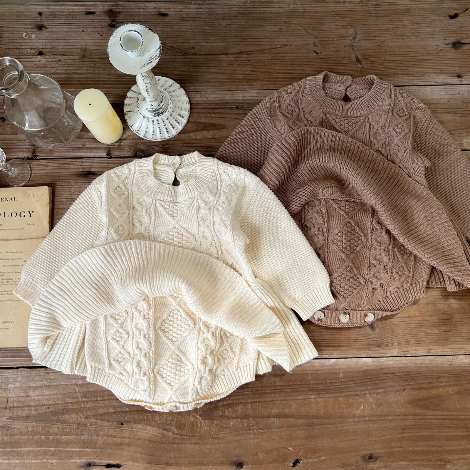 LARA - Barboteuse en tricot