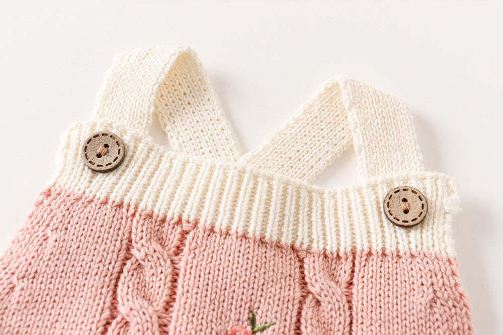 FARA - Cardigan & Barboteuse à bretelles