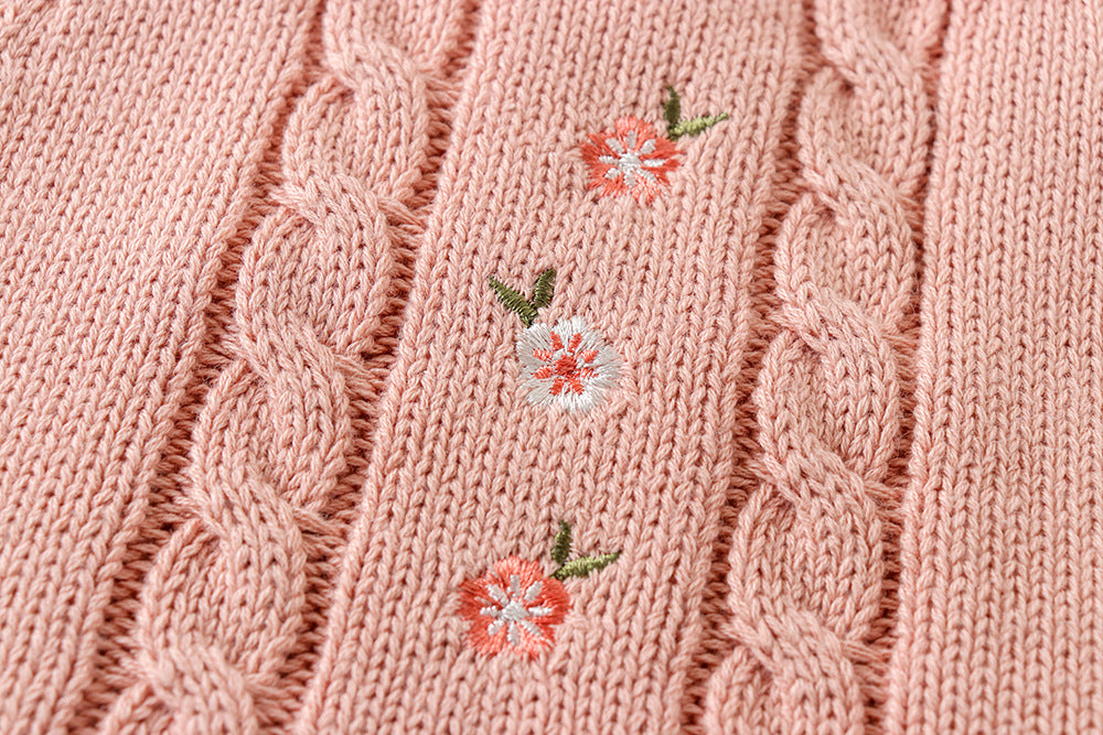 FARA - Cardigan & Barboteuse à bretelles