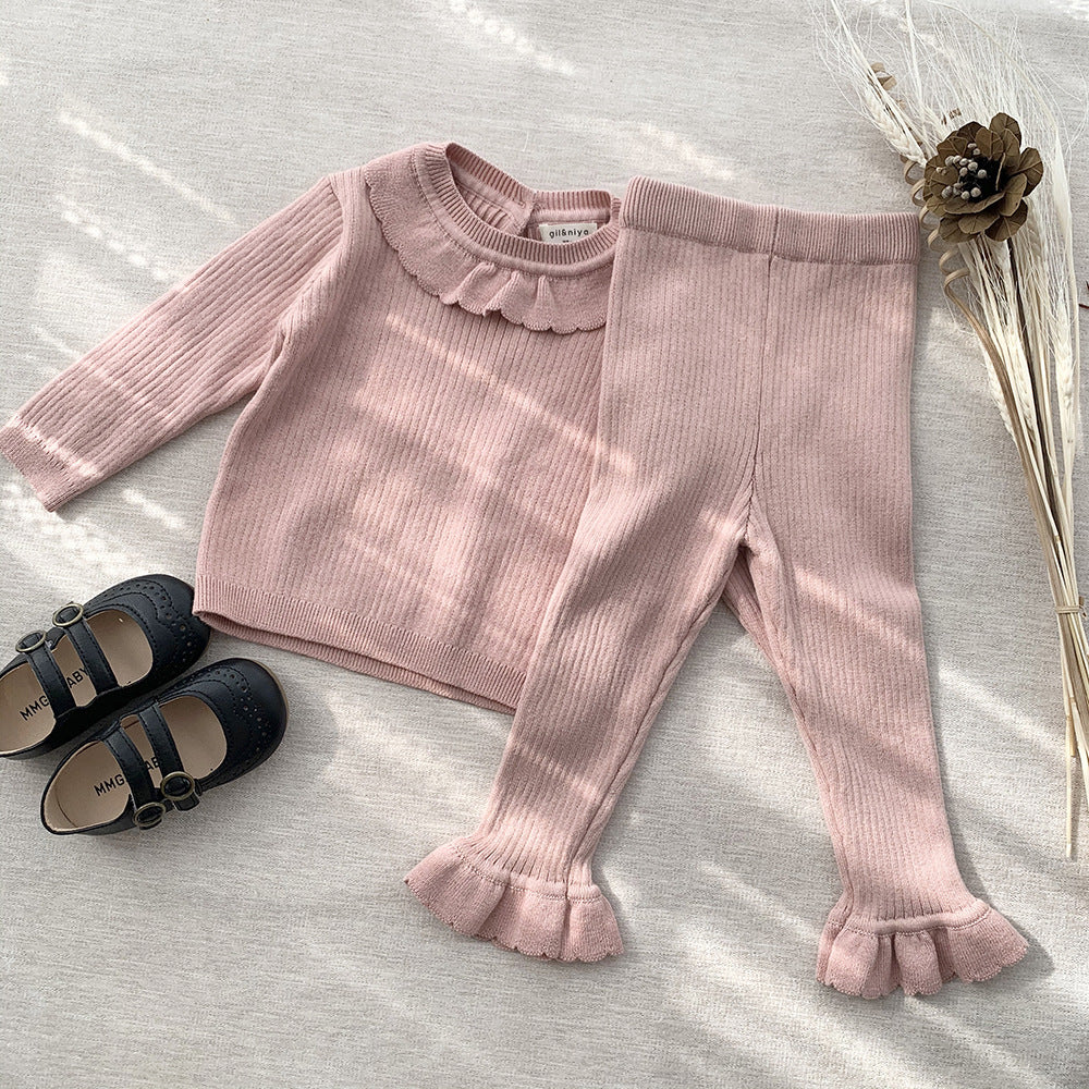 SERENA - Top & Pantalon en maille