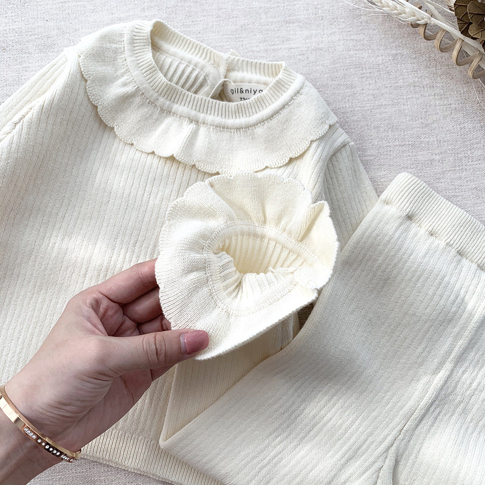 SERENA - Top & Pantalon en maille