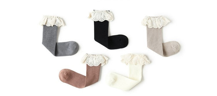 JOY - Chaussettes longueur genoux faites à la main (paquet de 2)