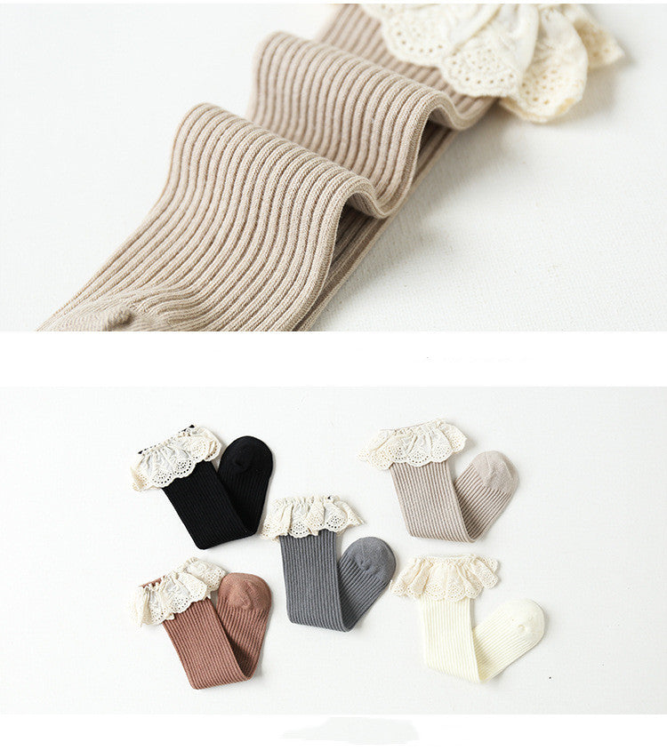 JOY - Chaussettes longueur genoux faites à la main (paquet de 2)