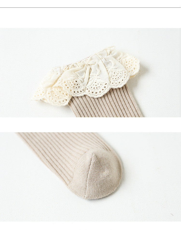 JOY - Chaussettes longueur genoux faites à la main (paquet de 2)