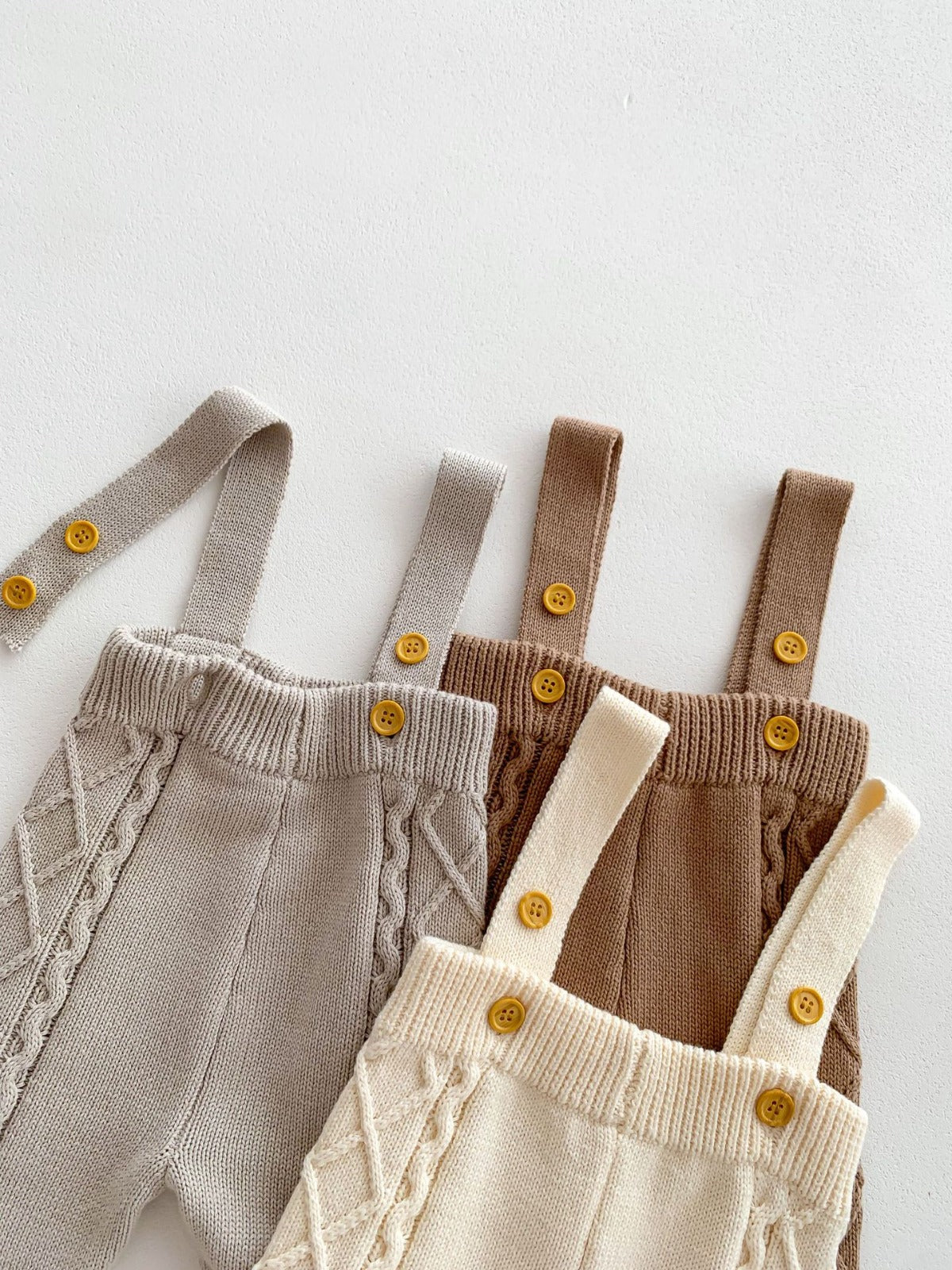 BILLY - Pull & Salopette en tricot