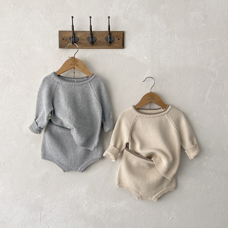 AYDEN - Ensemble en tricot à grosses mailles