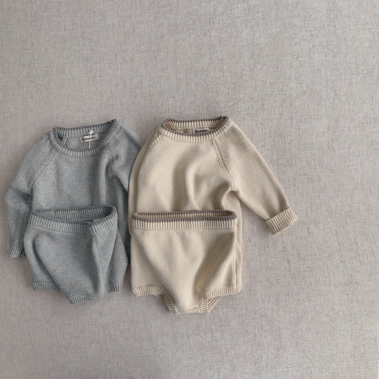 AYDEN - Ensemble en tricot à grosses mailles