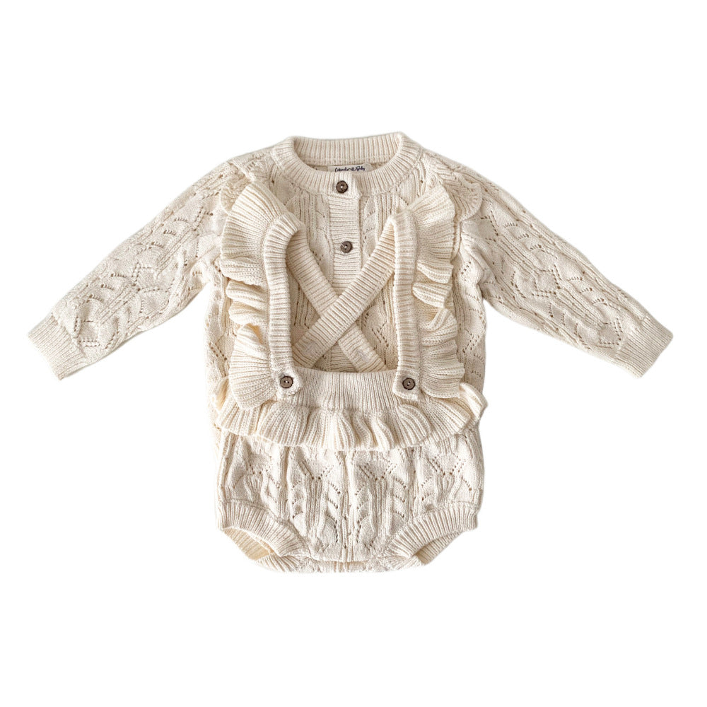 NAVEA - Cardigan & Barboteuse en tricot