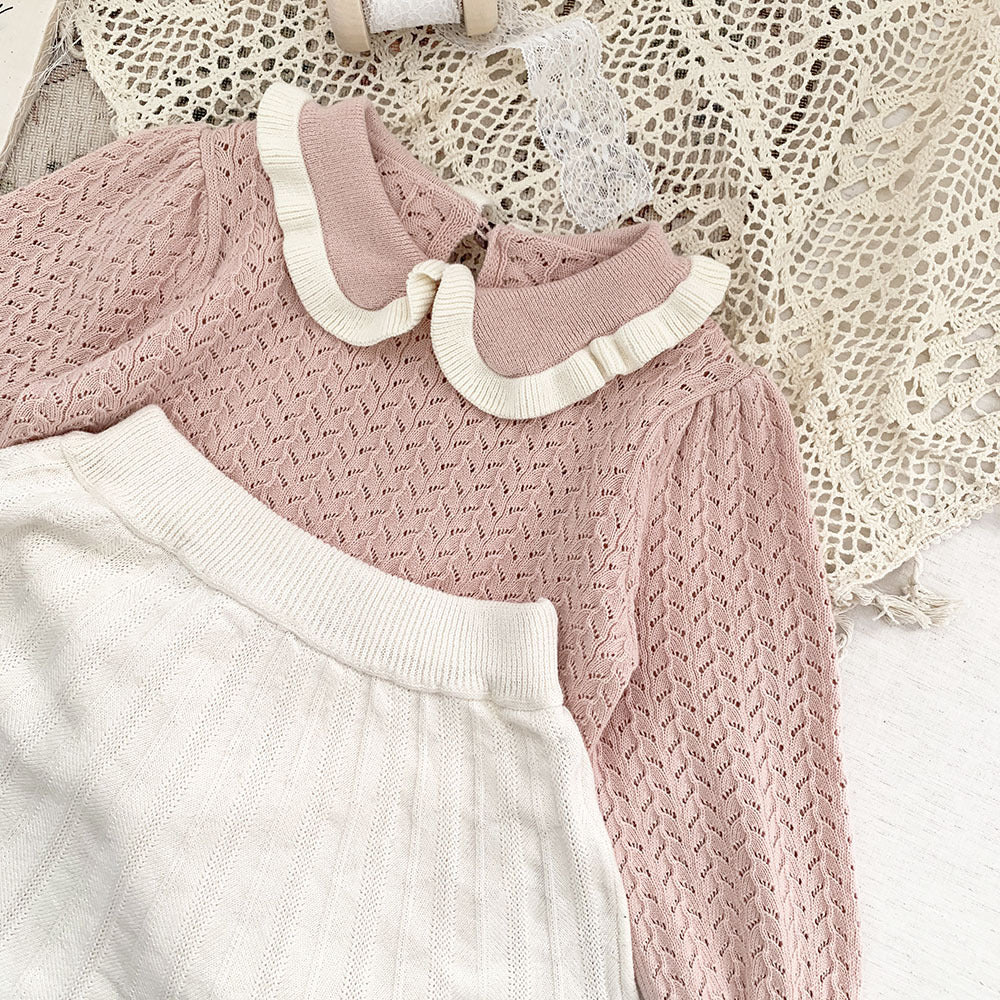 MARIA - Jupe-culotte bouffante en maille mélangé