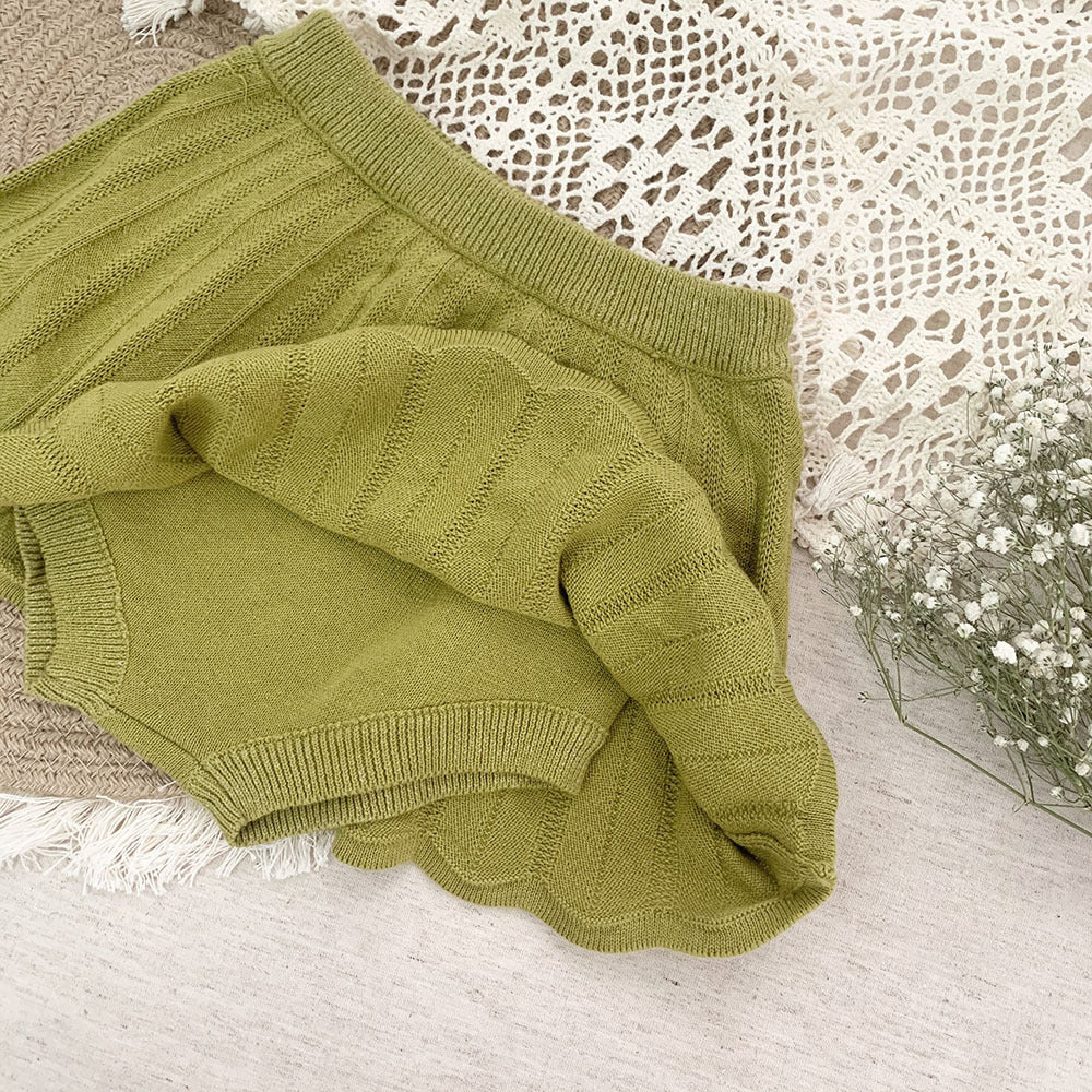 MARIA - Jupe-culotte bouffante en maille mélangé