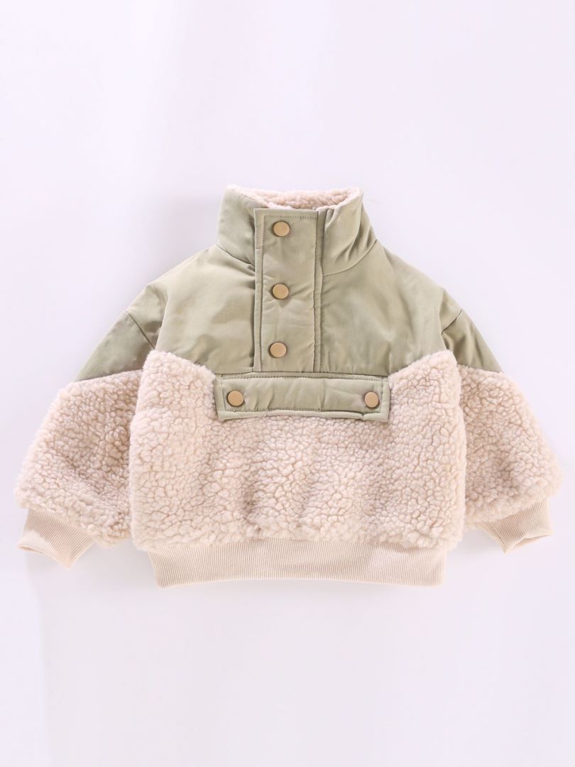 DEAN - Pullover bouffant en Sherpa