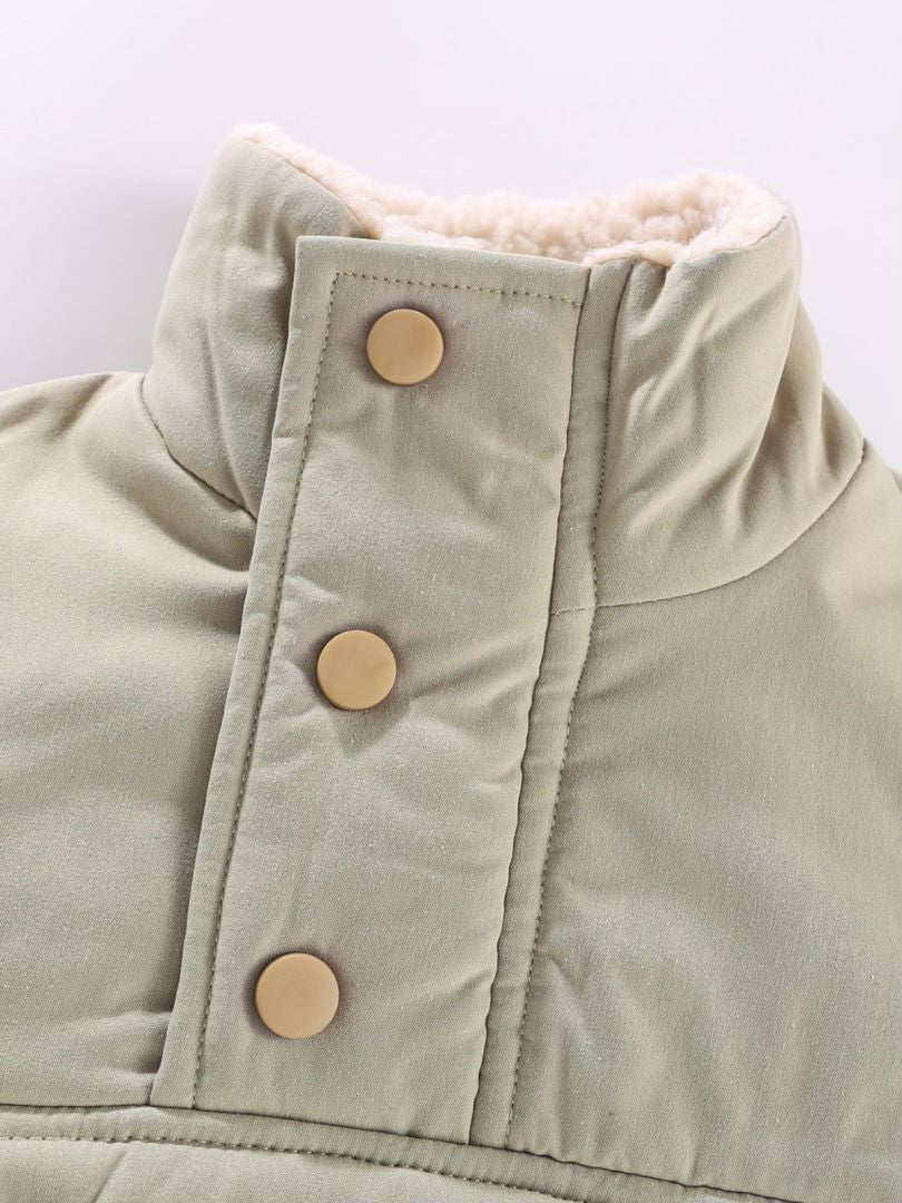 DEAN - Pullover bouffant en Sherpa