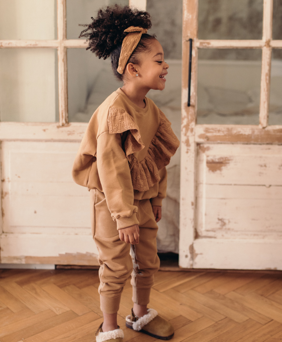 SHADEE - Survêtement avec volant décoratif & bandeau