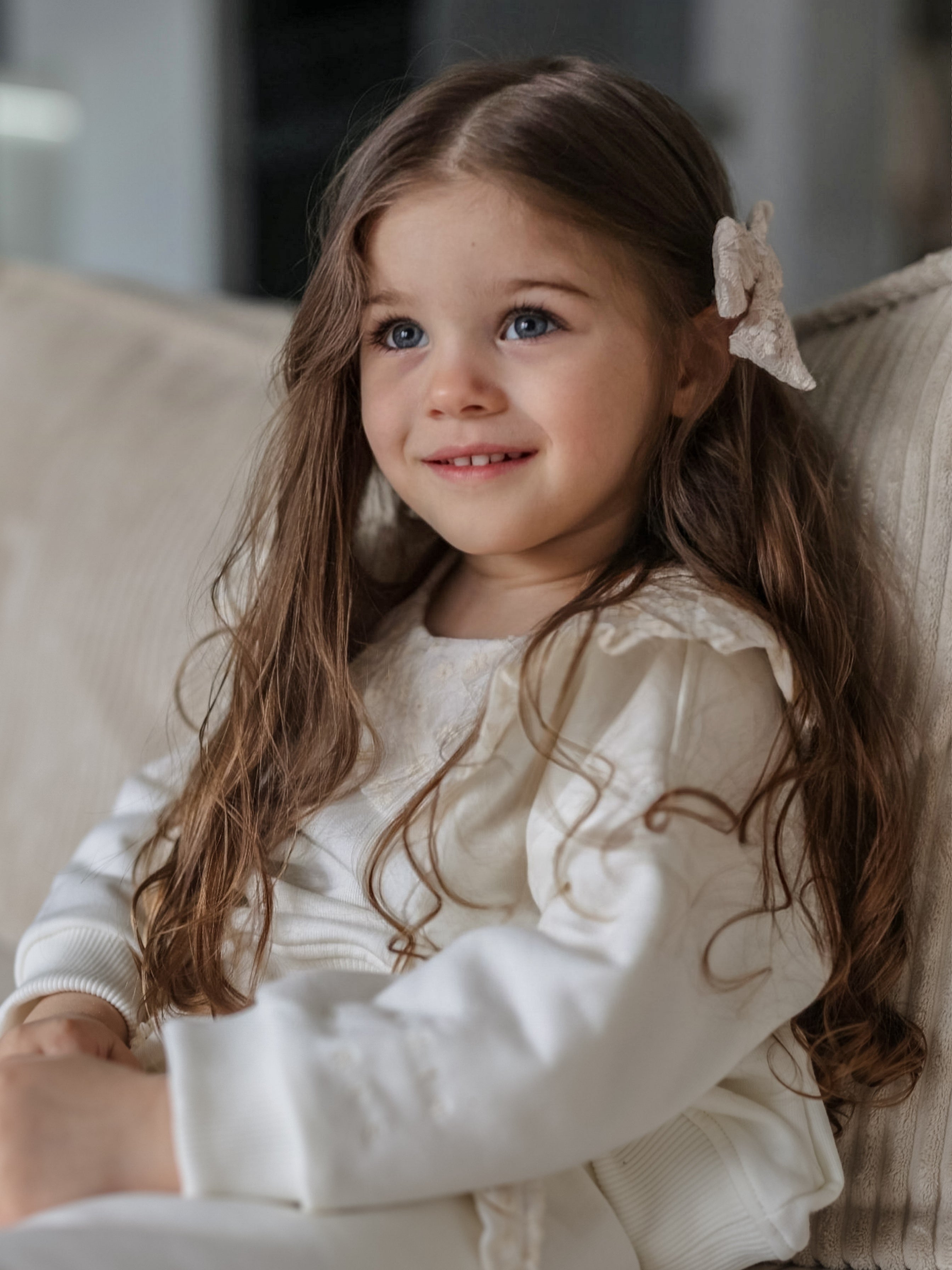 CALLY - Survêtement à col décoré de petites fleurs