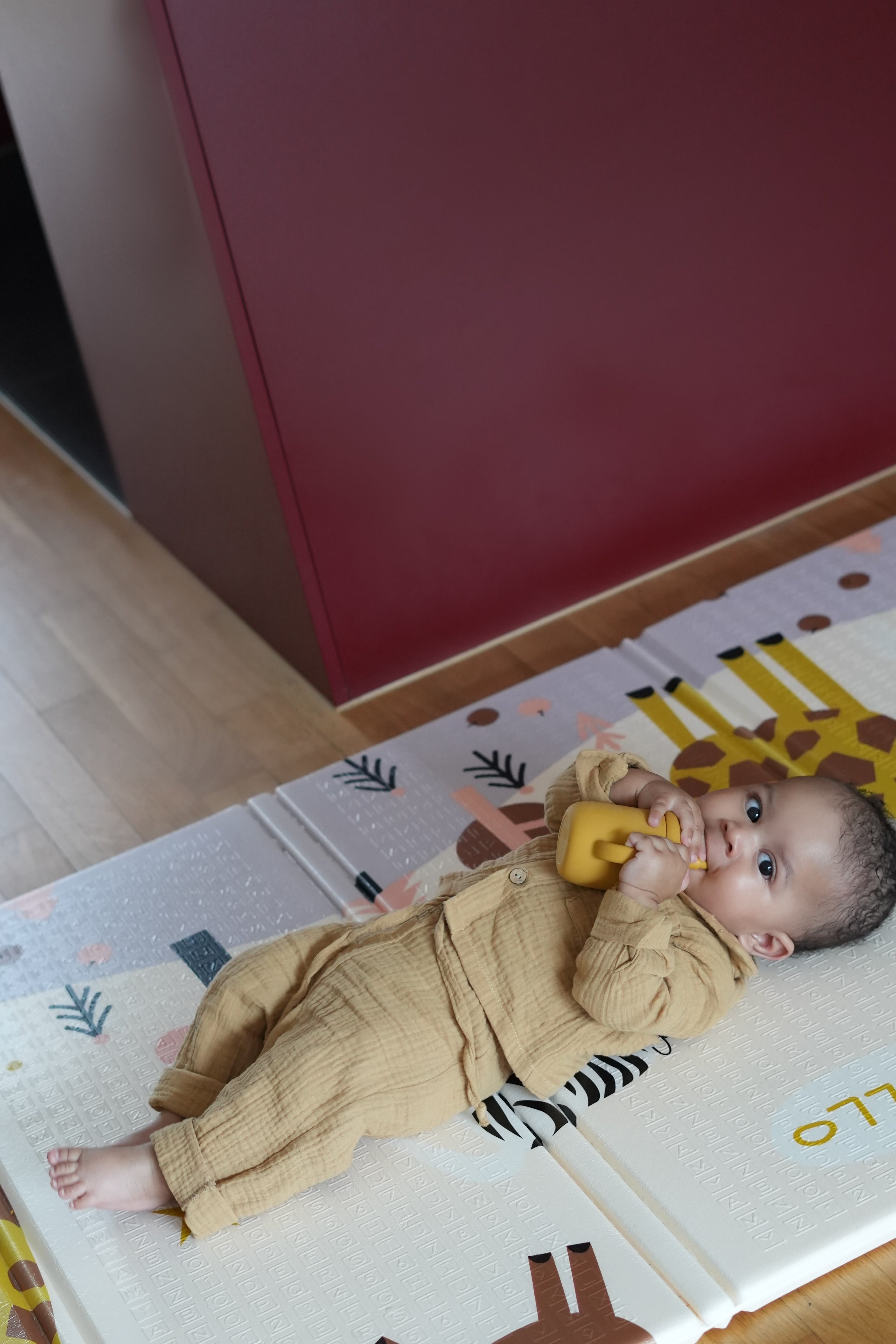 MATTIA - Set short en mousseline 100% biologique