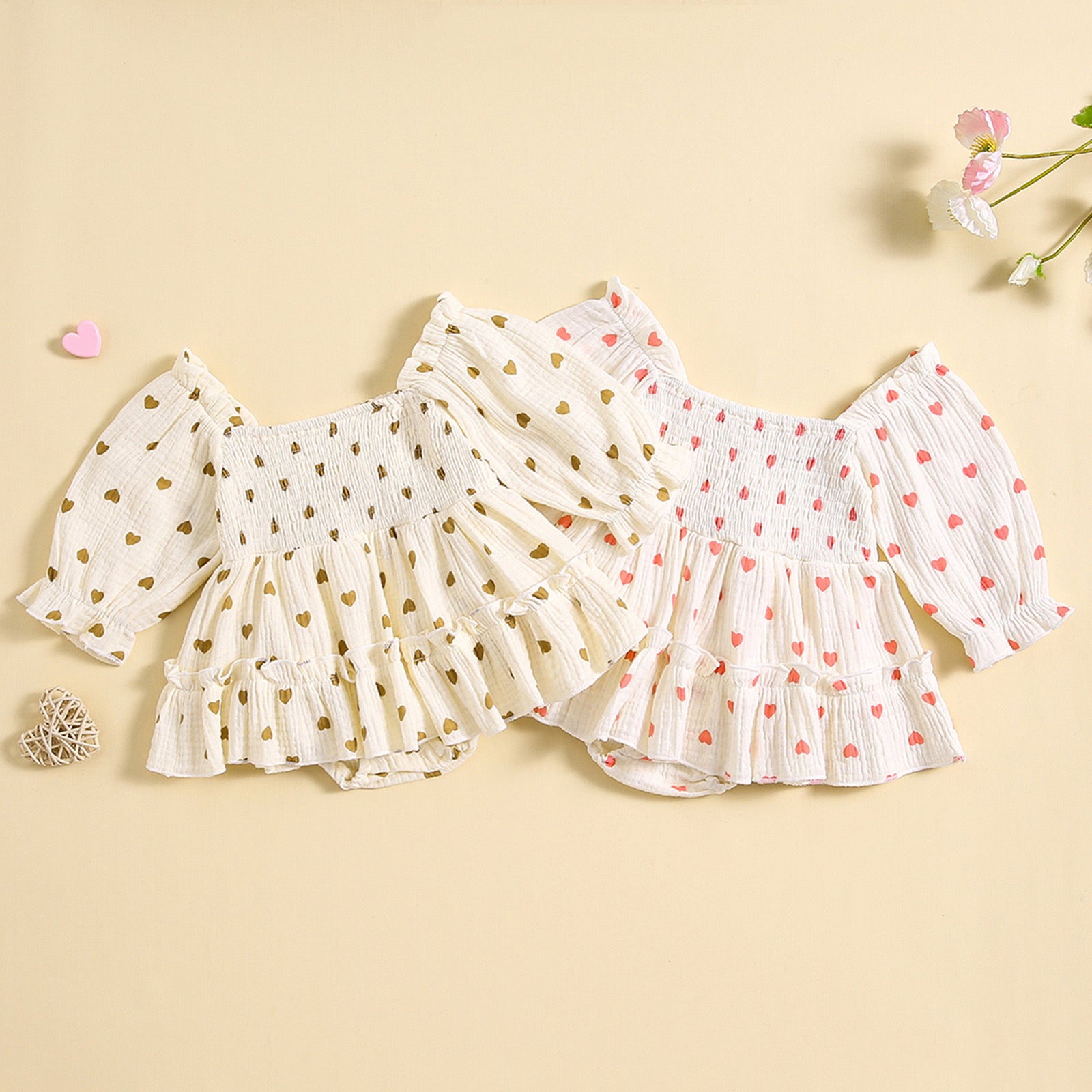 VALENTINE - Barboteuse en mousseline