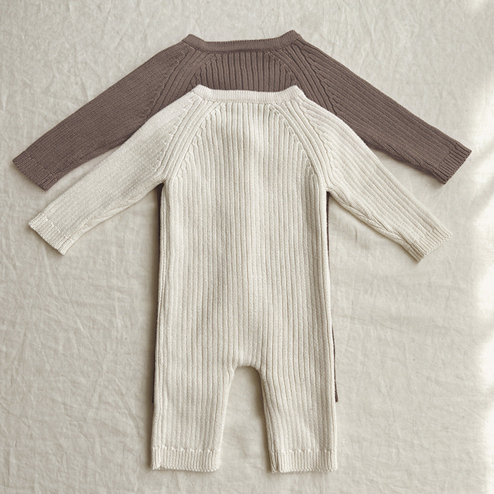 L’ESSENTIEL- Grenouillère & bonnet en tricot