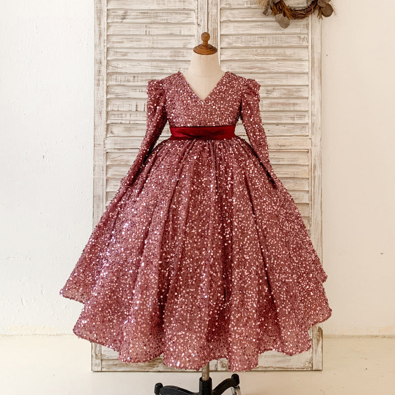 ROSE - Robe en sequins