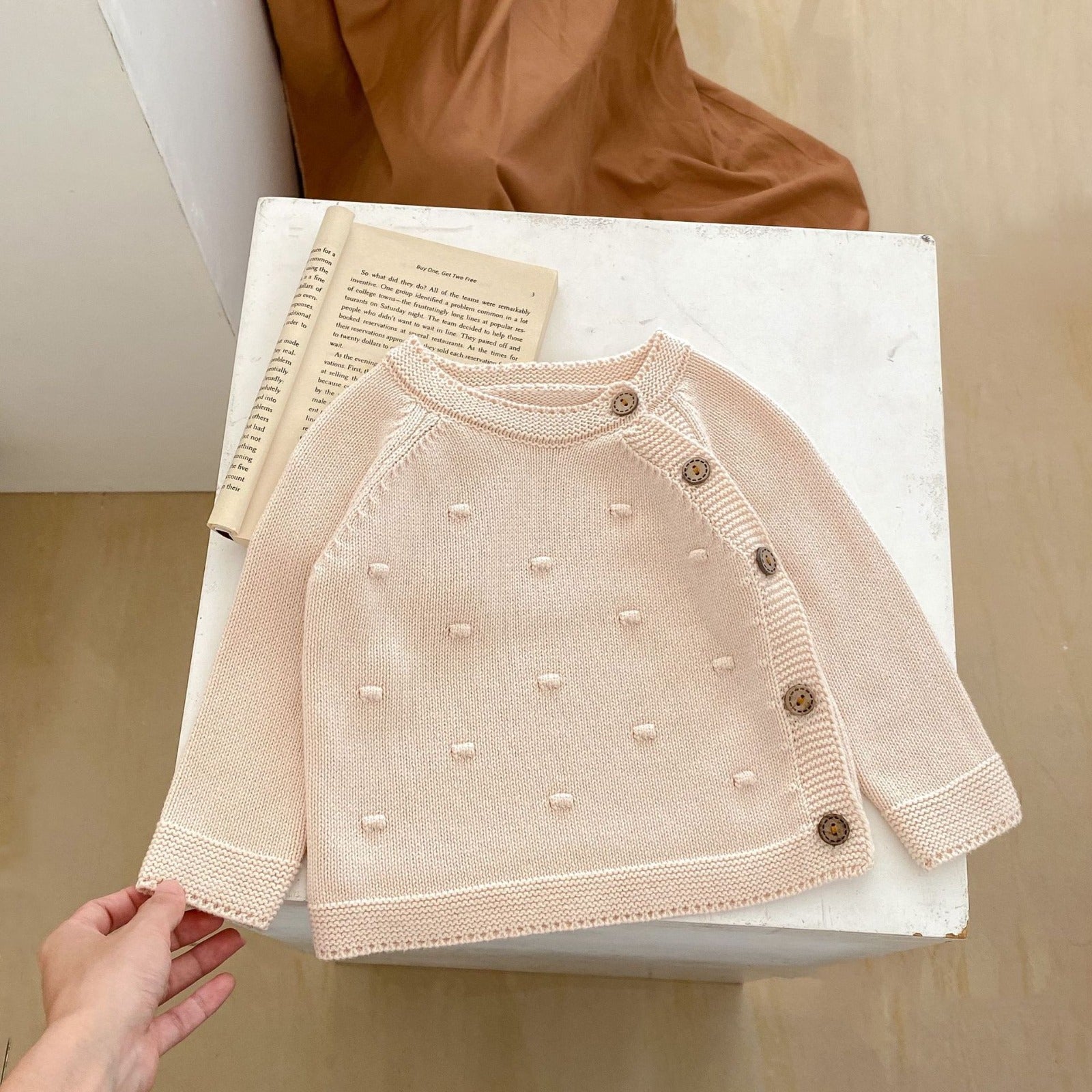 TONYA - Cardigan & Barboteuse en tricot