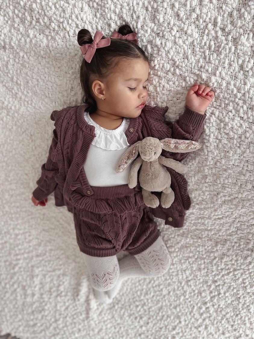 NAVEA - Cardigan & Barboteuse en tricot