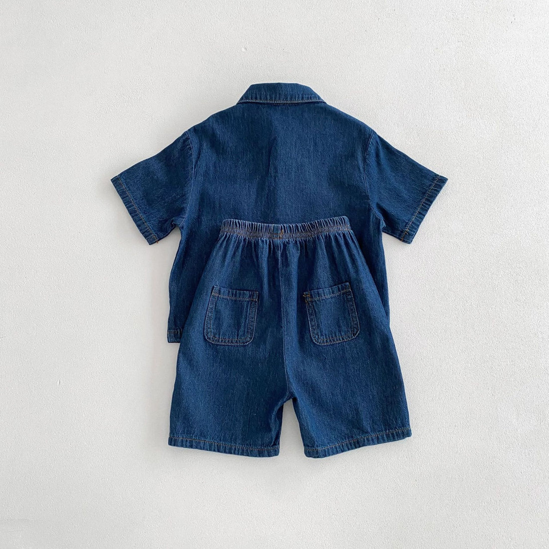DÉNIS - Set chemise & short en denim