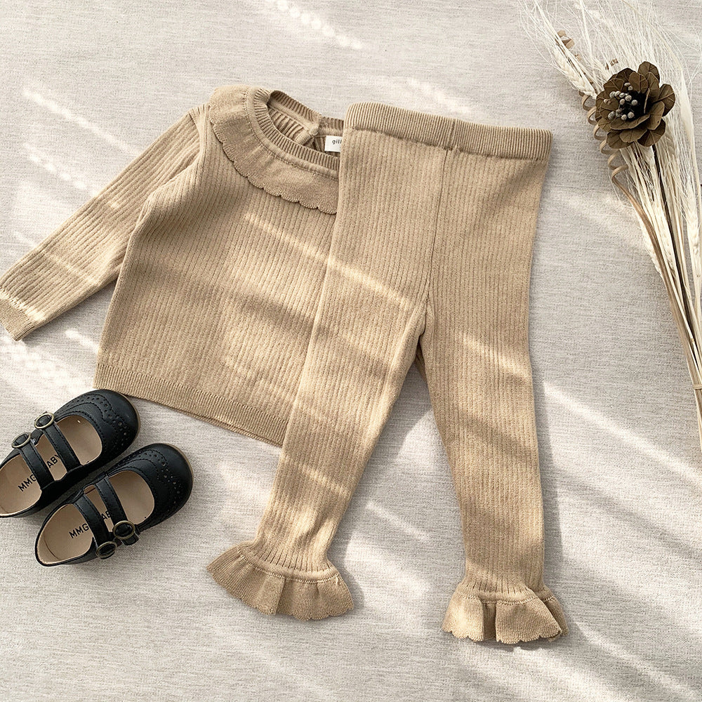 SERENA - Top & Pantalon en maille