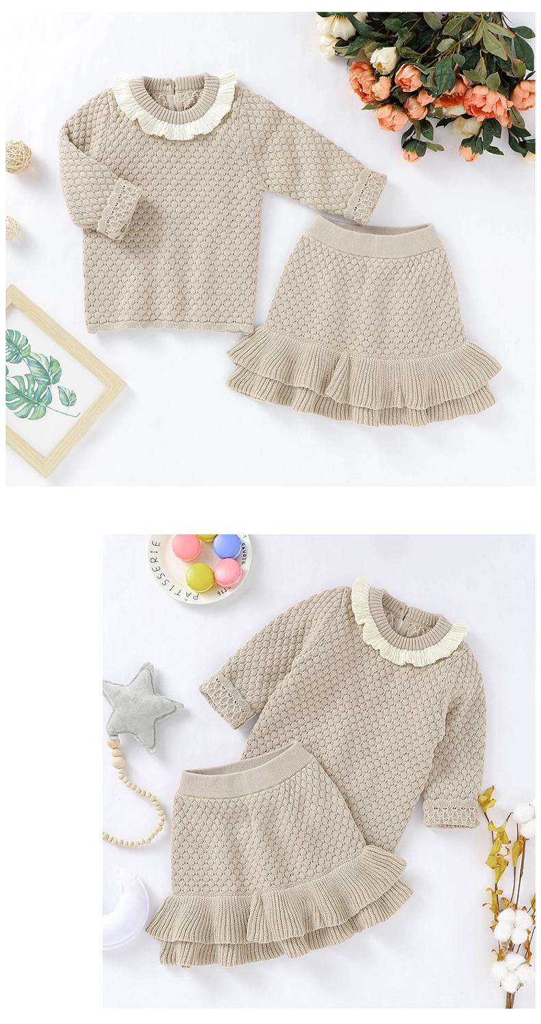 SYLLA - Top & jupe en tricot