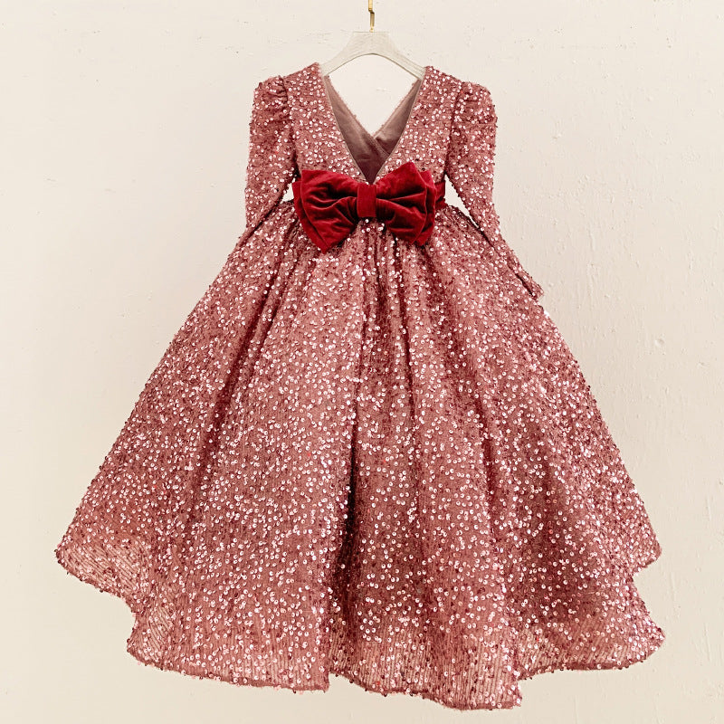 ROSE - Robe en sequins